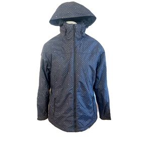 COLOMBIA SPORTY WEAR INTERCHANGE WOMEN SKI SNOW WINTER JACKET IN SIZE LARGE